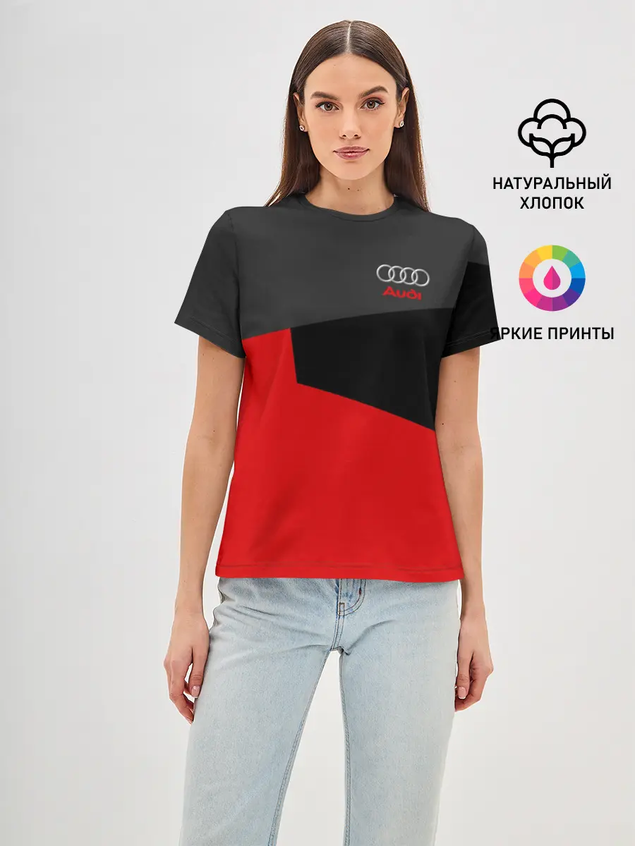 Женская базовая футболка / AUDI SPORT
