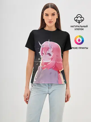 Женская базовая футболка / Аниме Слизь