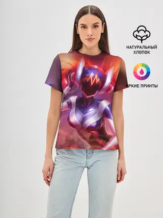Женская базовая футболка / DJ Sona | League of Legends