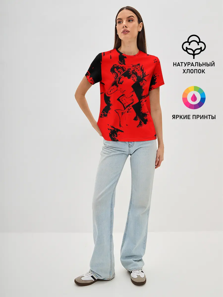 Женская базовая футболка / JoJo Bizarre Adventure