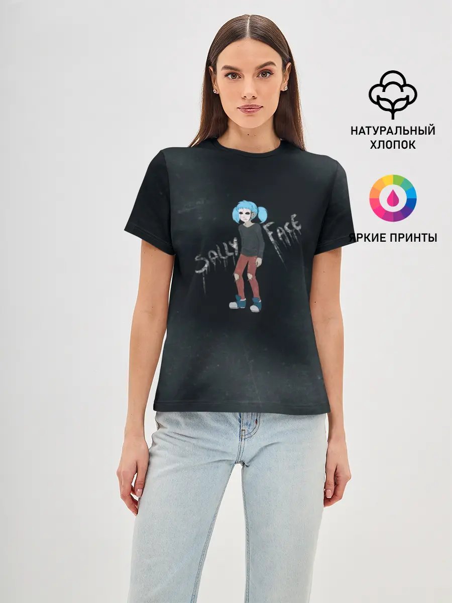 Женская базовая футболка / Sally Face