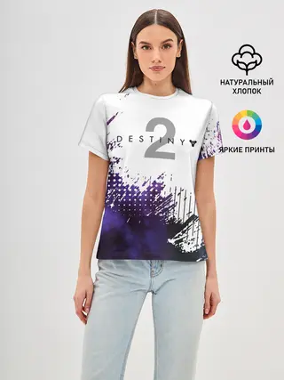 Женская базовая футболка / DESTINY 2: BEYOND LIGHT.