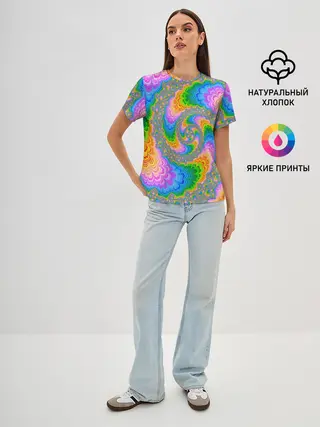 Женская базовая футболка / КИСЛОТНЫЕ РАЗВОДЫ