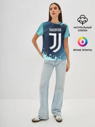 Женская базовая футболка / JUVENTUS / ЮВЕНТУС