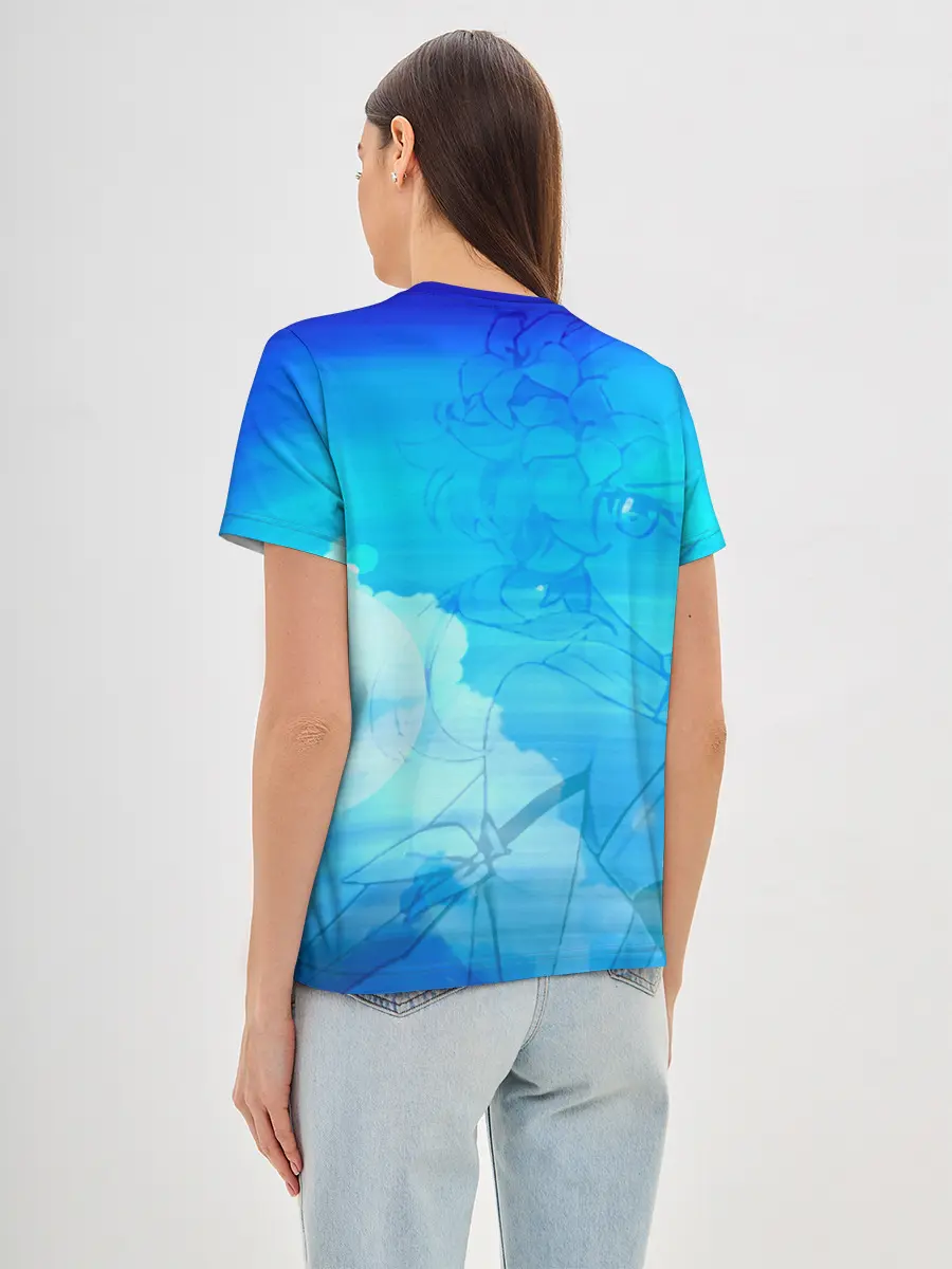 Женская базовая футболка / Genshin Impact - Lumine