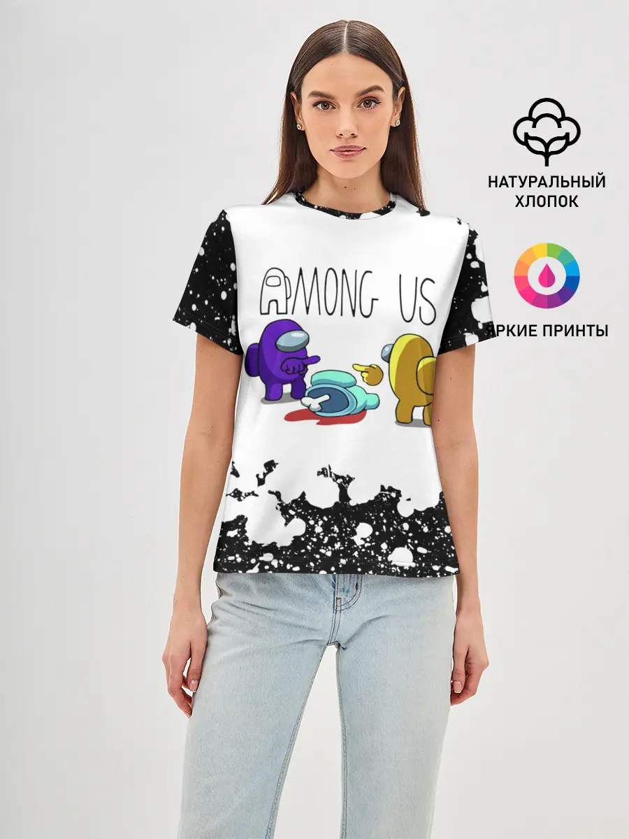 Женская базовая футболка / Among Us