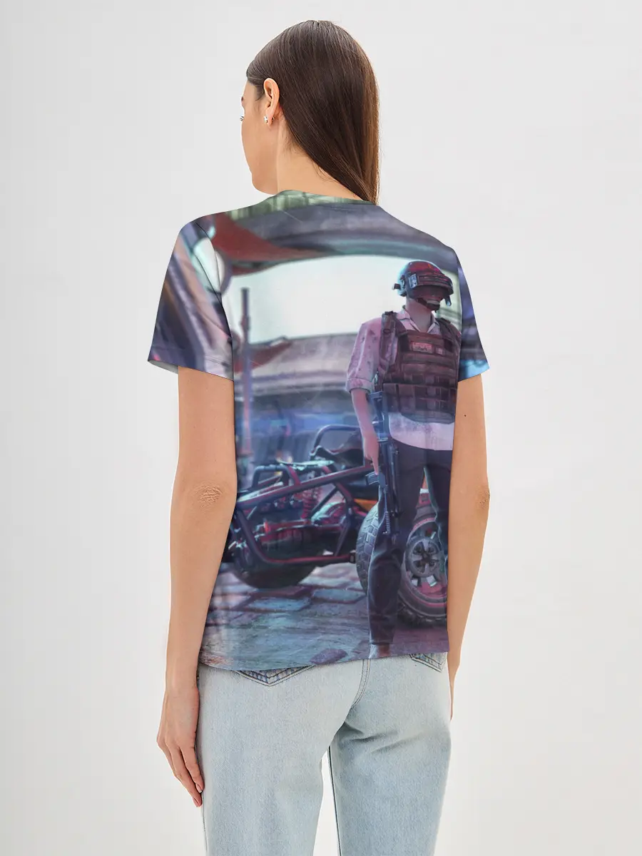 Женская базовая футболка / Pubg