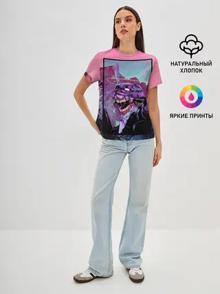 Женская базовая футболка / Evangelion2