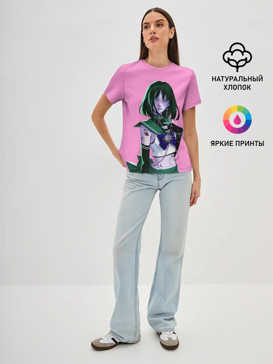 Женская базовая футболка / SAILOR MOON