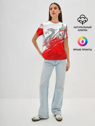 Женская базовая футболка / LIVERPOOL / ЛИВЕРПУЛЬ