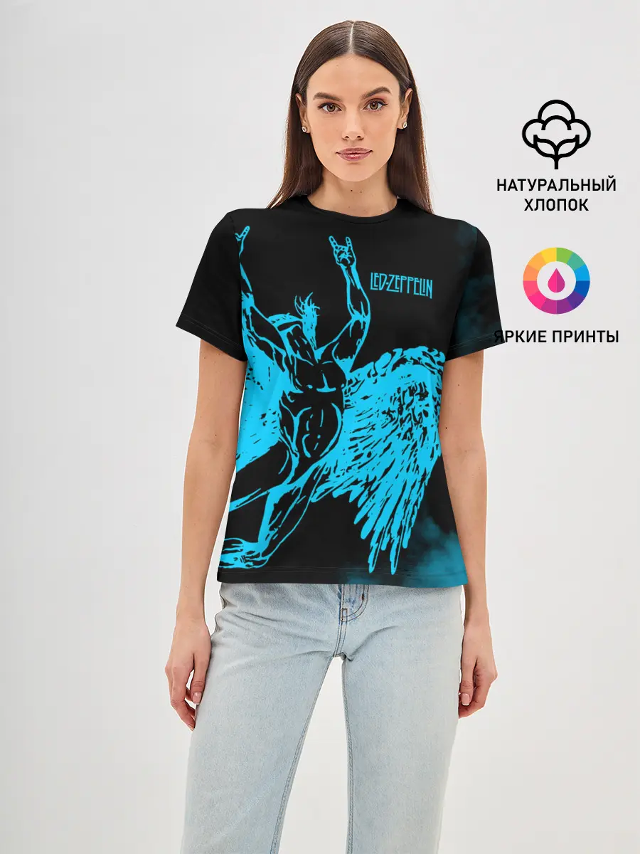 Женская базовая футболка / Led Zeppelin