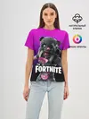 Женская базовая футболка / Фортнайт