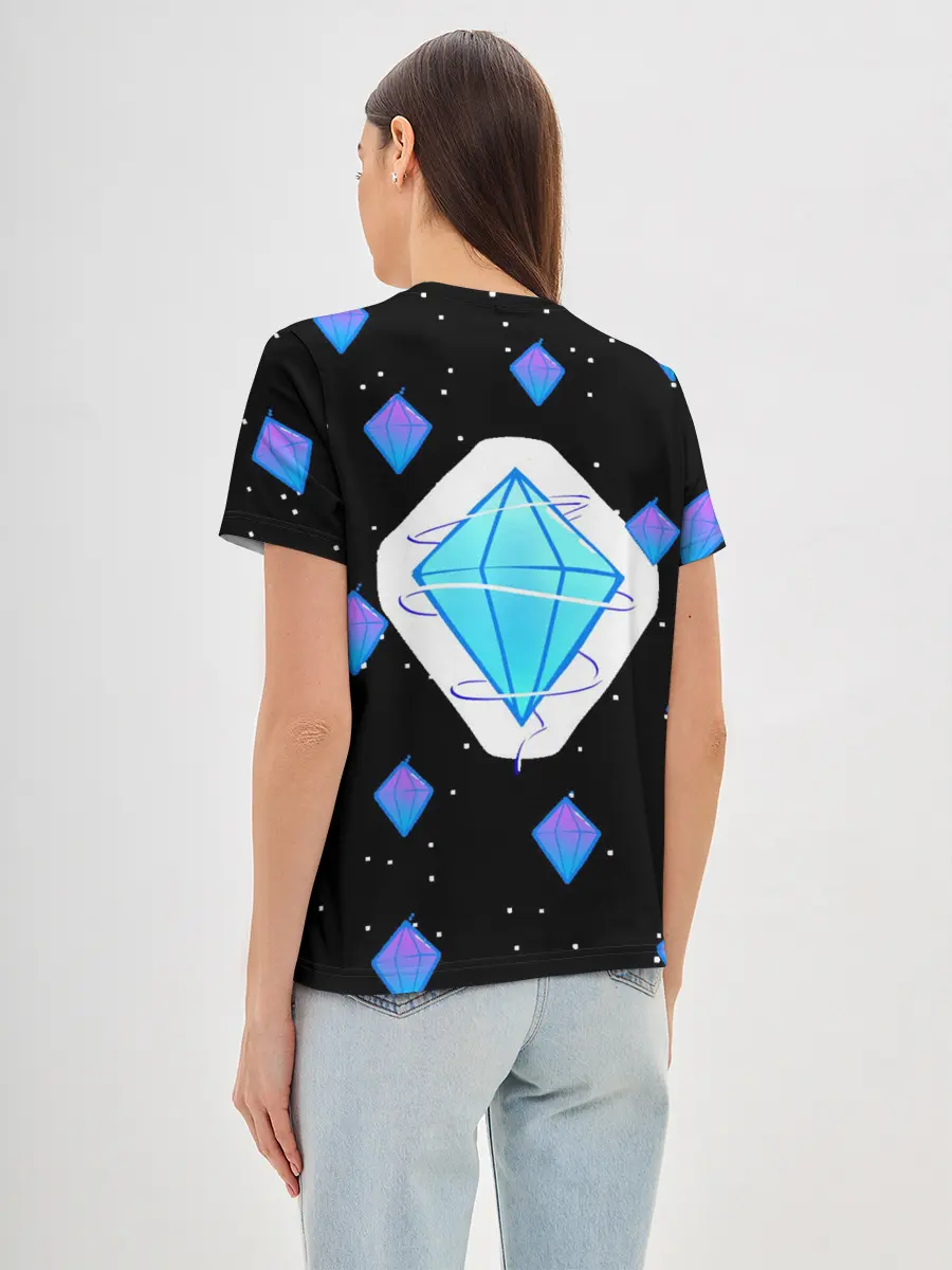 Женская базовая футболка / Алмаз