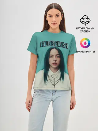 Женская базовая футболка / BILLIE EILISH