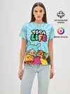 Женская базовая футболка / Toca boca life