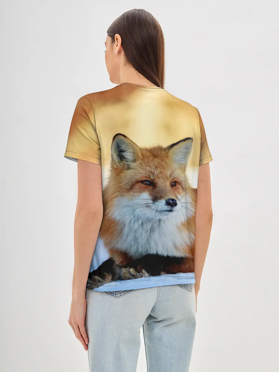 Женская базовая футболка / Лиса