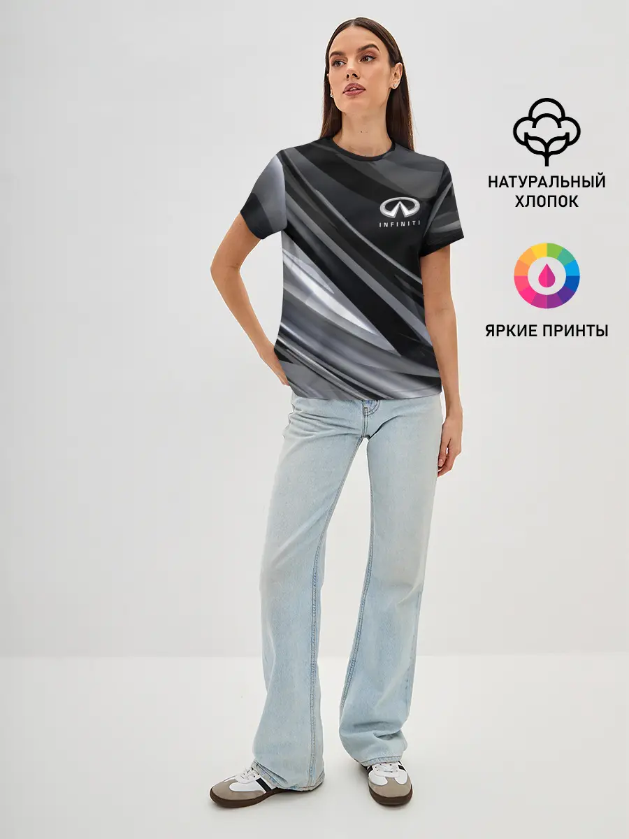 Женская базовая футболка / Infiniti