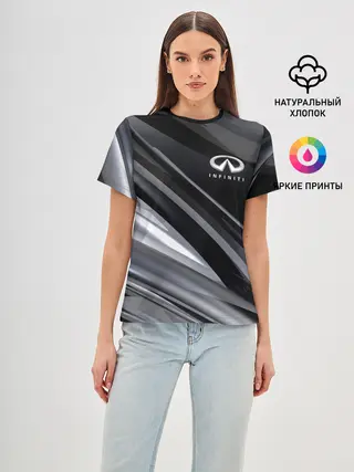 Женская базовая футболка / Infiniti