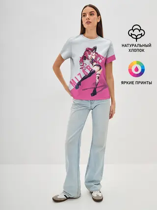 Женская базовая футболка / Mizarisa Pink