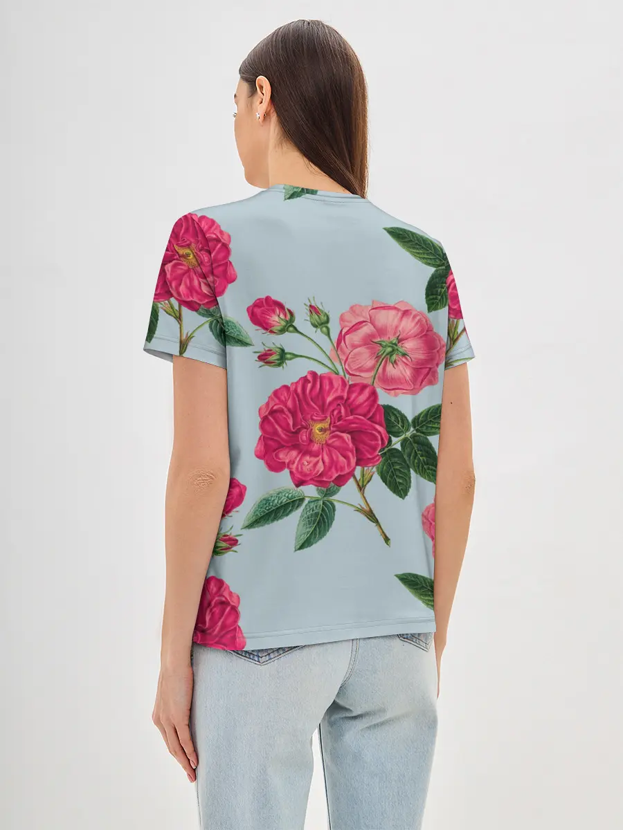 Женская базовая футболка / Чайная роза