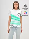 Женская базовая футболка / МЕРСЕДЕС АКВА / AQUA