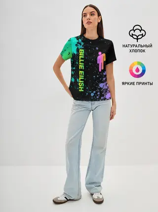 Женская базовая футболка / BILLIE EILISH