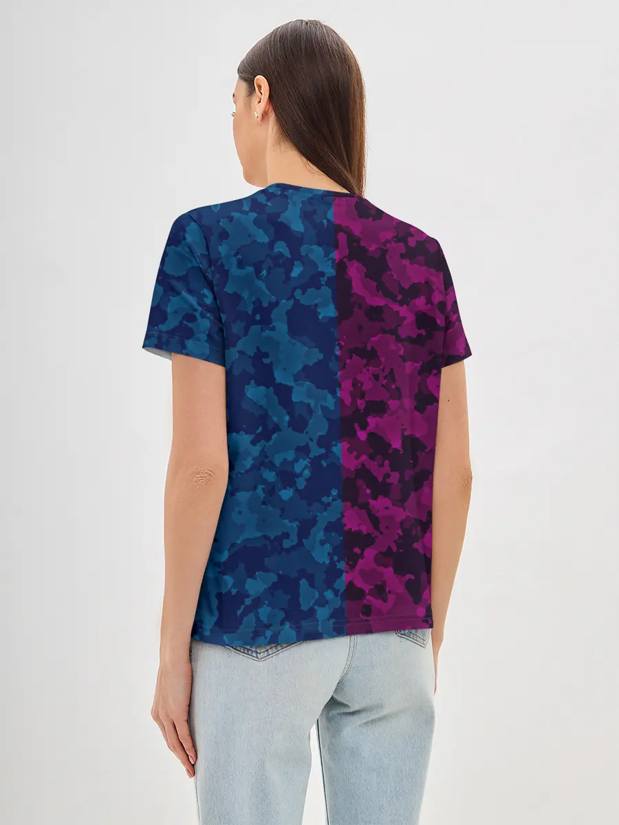 Женская базовая футболка / NEON MILITARY | НЕОНОВОЕ МИЛИТАРИ