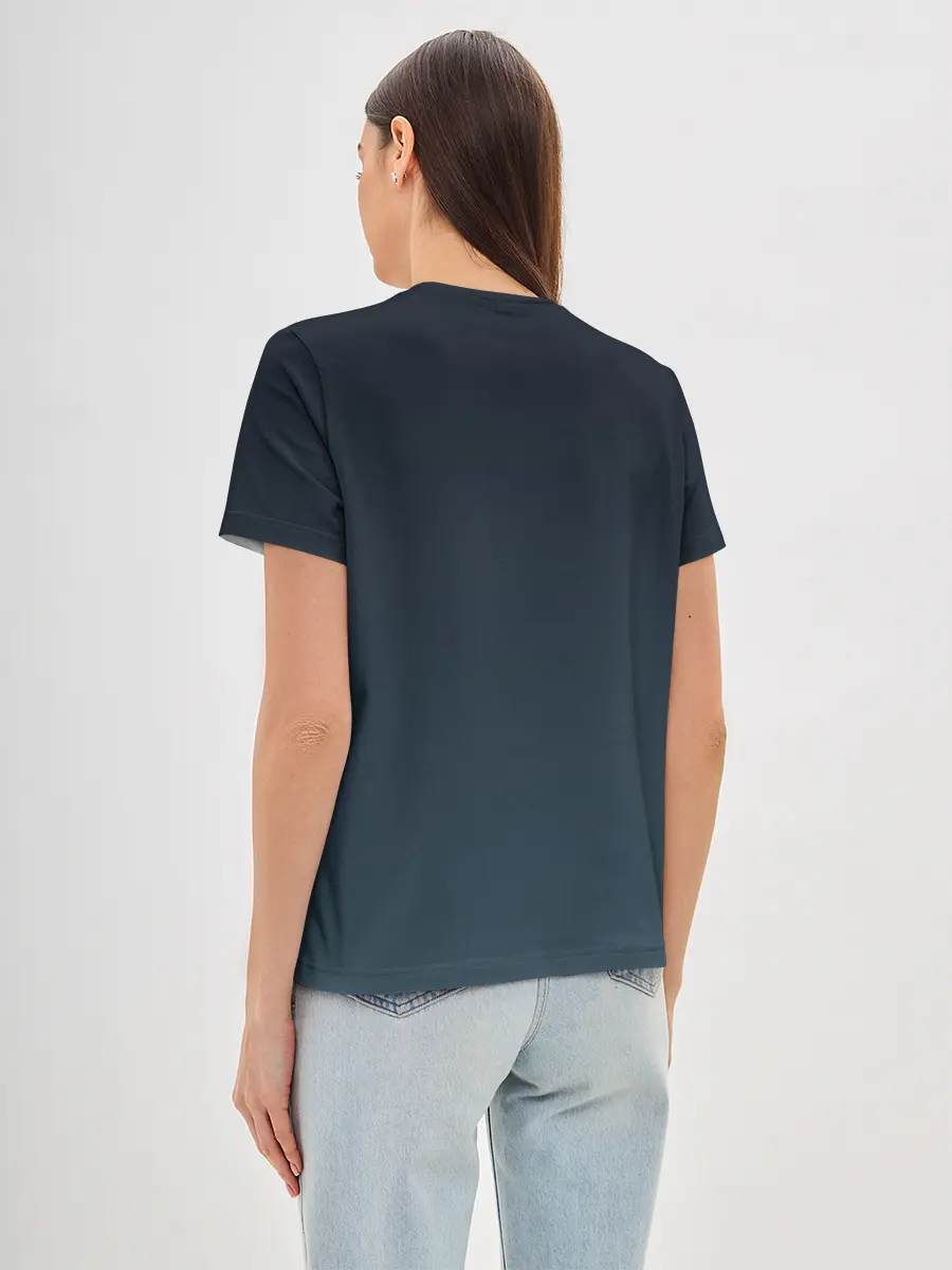 Женская базовая футболка / Маленький принц с лисой