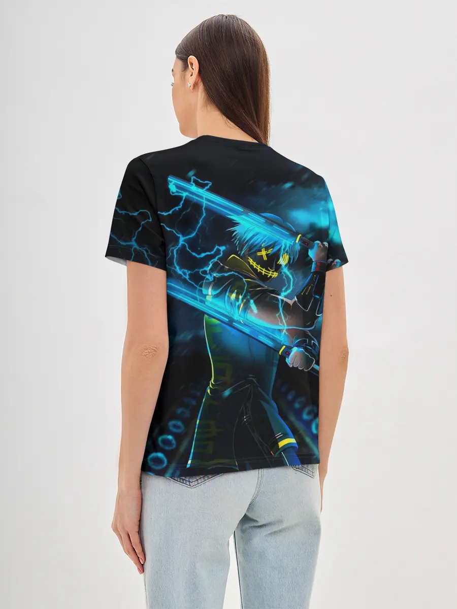 Женская базовая футболка / NEON SAMURAI