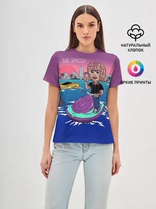 Женская базовая футболка / Lil Pump