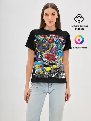 Женская базовая футболка / Gas Garage