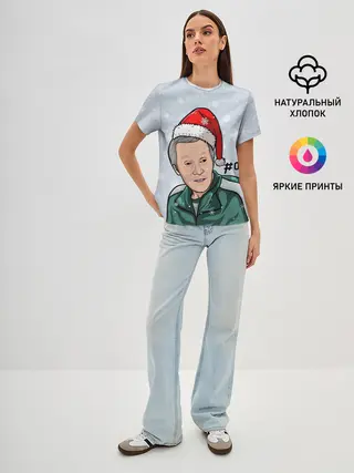 Женская базовая футболка / Squid Game 001