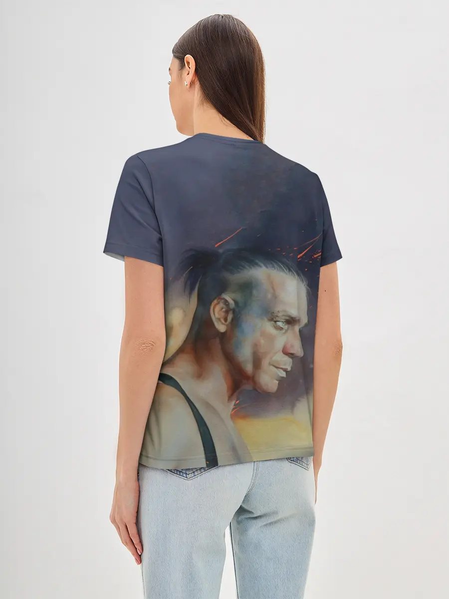 Женская базовая футболка / Rammstein