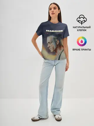 Женская базовая футболка / Rammstein