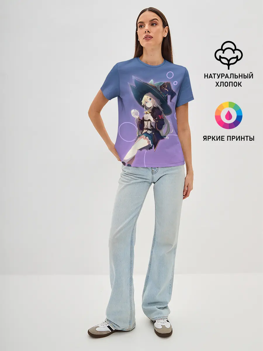 Женская базовая футболка / Убивая слизней 300