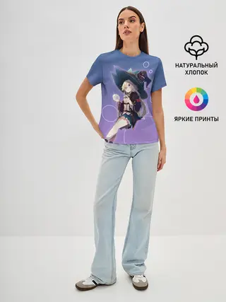 Женская базовая футболка / Убивая слизней 300