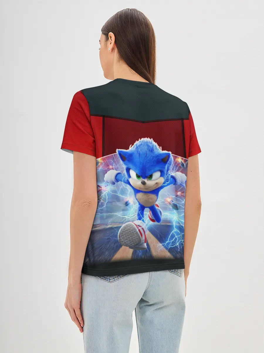 Женская базовая футболка / Соник 2020