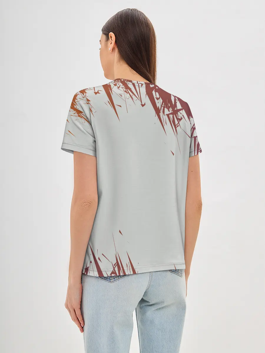 Женская базовая футболка / КИАНУ РИВЗ | КИБЕРПАНК