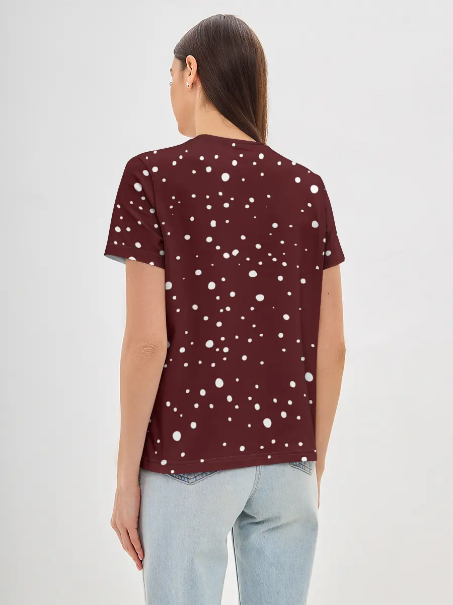 Женская базовая футболка / Dab-Santa