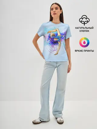 Женская базовая футболка / Художественная гимнастика