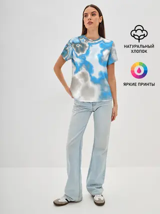 Женская базовая футболка / Абстракция