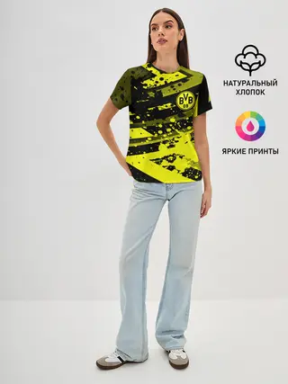 Женская базовая футболка / Borussia Dortmund
