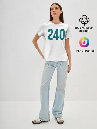 Женская базовая футболка / Squid game - Чи Ён 240