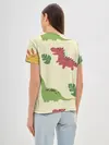 Женская базовая футболка / Динозаврики
