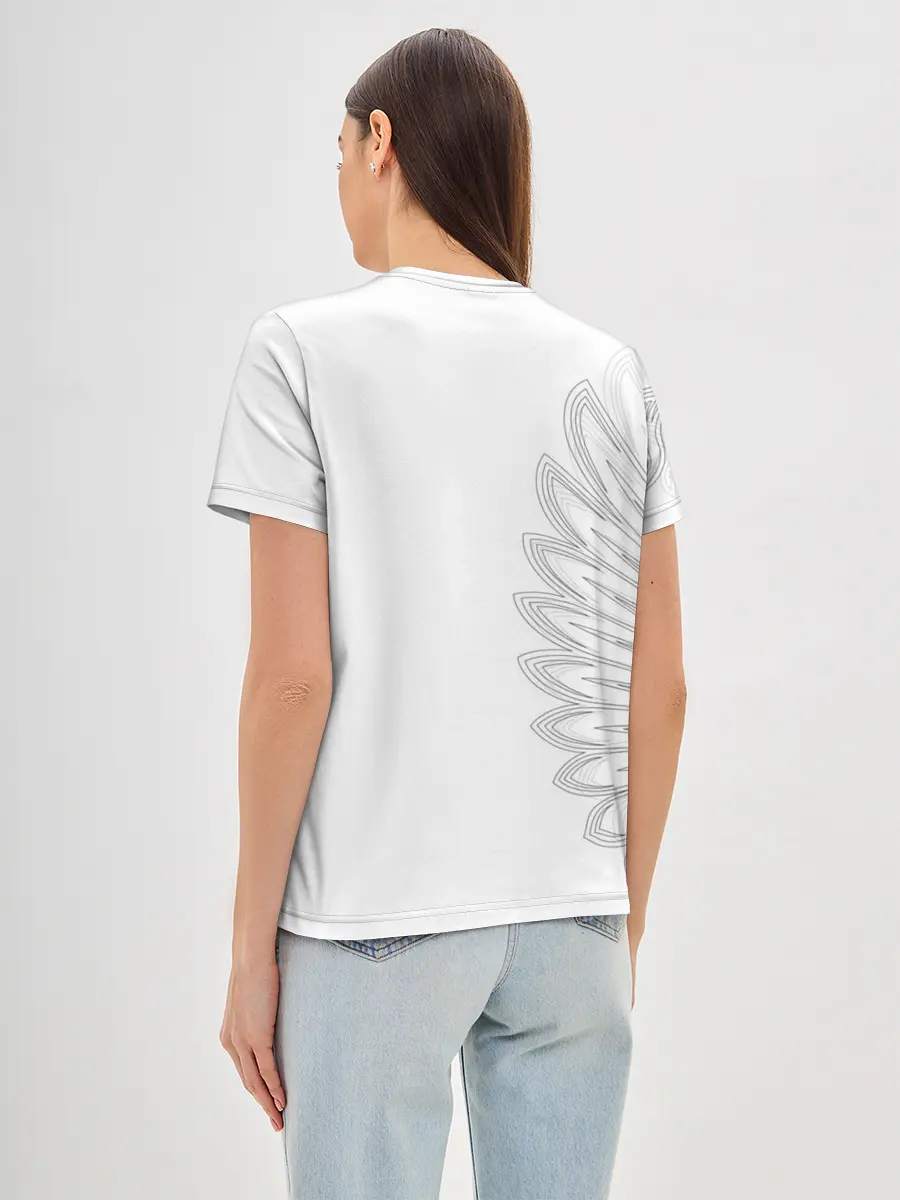 Женская базовая футболка / Russia | MSKSide Colorless