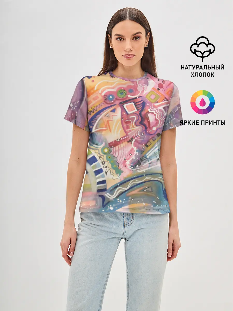 Женская базовая футболка / MULT