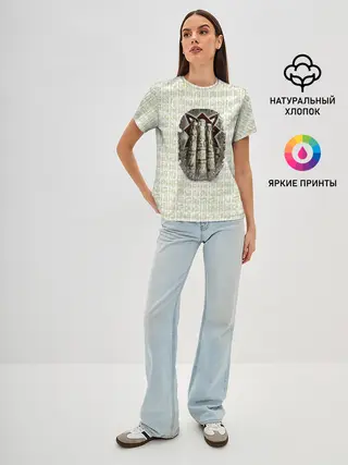 Женская базовая футболка / Слава богам родным