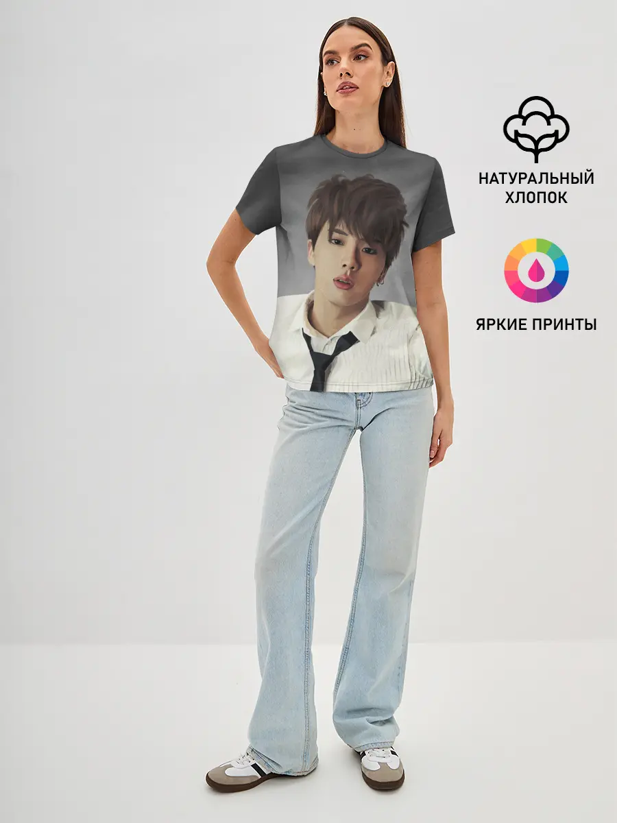 Женская базовая футболка / Tie