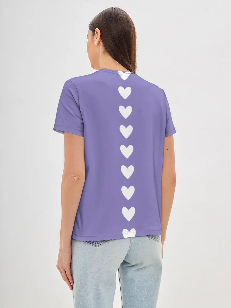 Женская базовая футболка / Love Kaguya Shinomiya