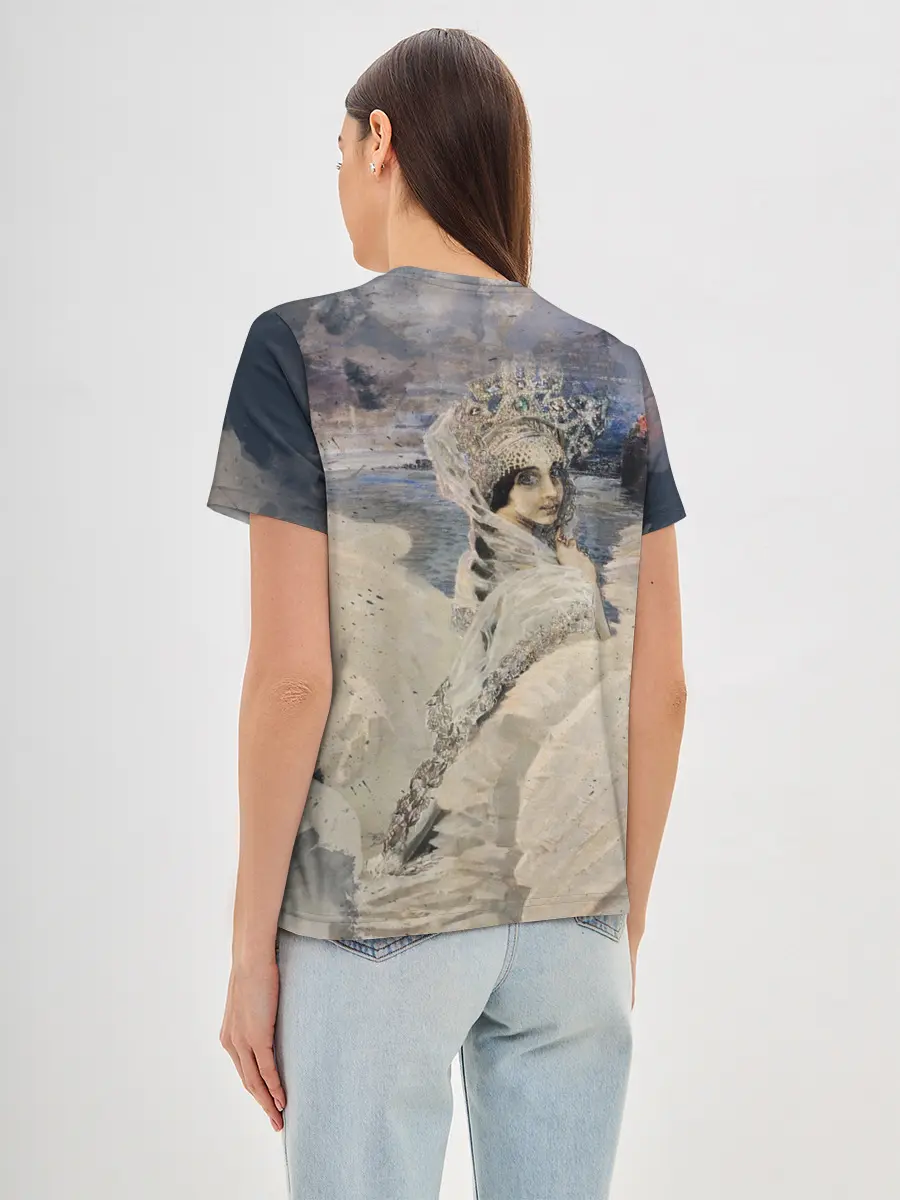 Женская базовая футболка / Царевна лебедь